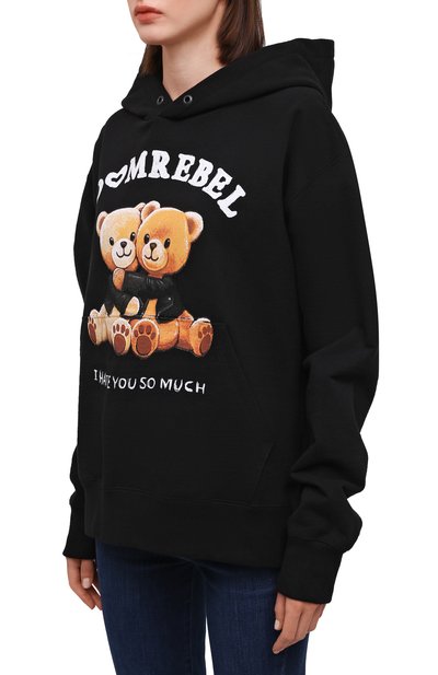 Хлопковое худи DOMREBEL, арт. BESTIES/H00DIE/W, фото 3