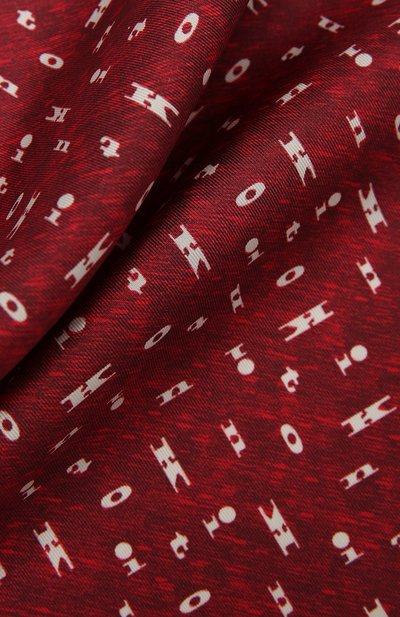 Шелковый платок KITON красного цвета по цене 17700 руб., арт. UP0CHCX07T03, фото 2 Шелковый платок KITON, арт. UP0CHCX07T03, фото 2