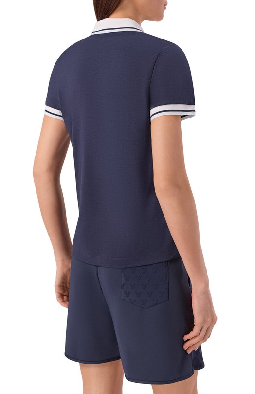 Поло из хлопка и лиоцелла Bogner 52548950 Синий  52548950 Фото 4