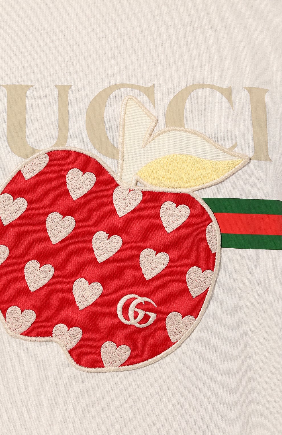 Хлопковая футболка GUCCI, арт. 615044 XJDOI, фото 5