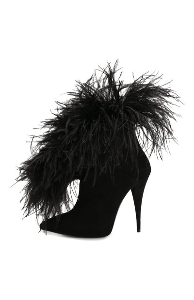 Замшевые ботильоны lily SAINT LAURENT, арт. 592209/L1B10, фото 3