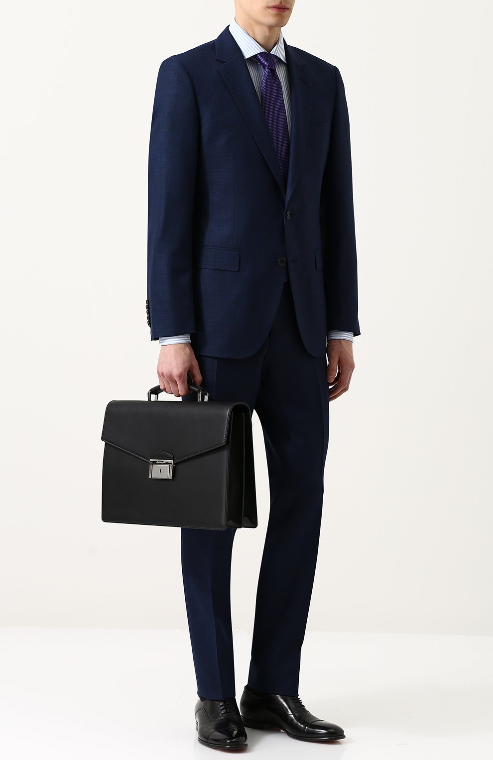 Кожаный портфель с клапаном BRIONI, арт. 0ITB0L/P6751, фото 2