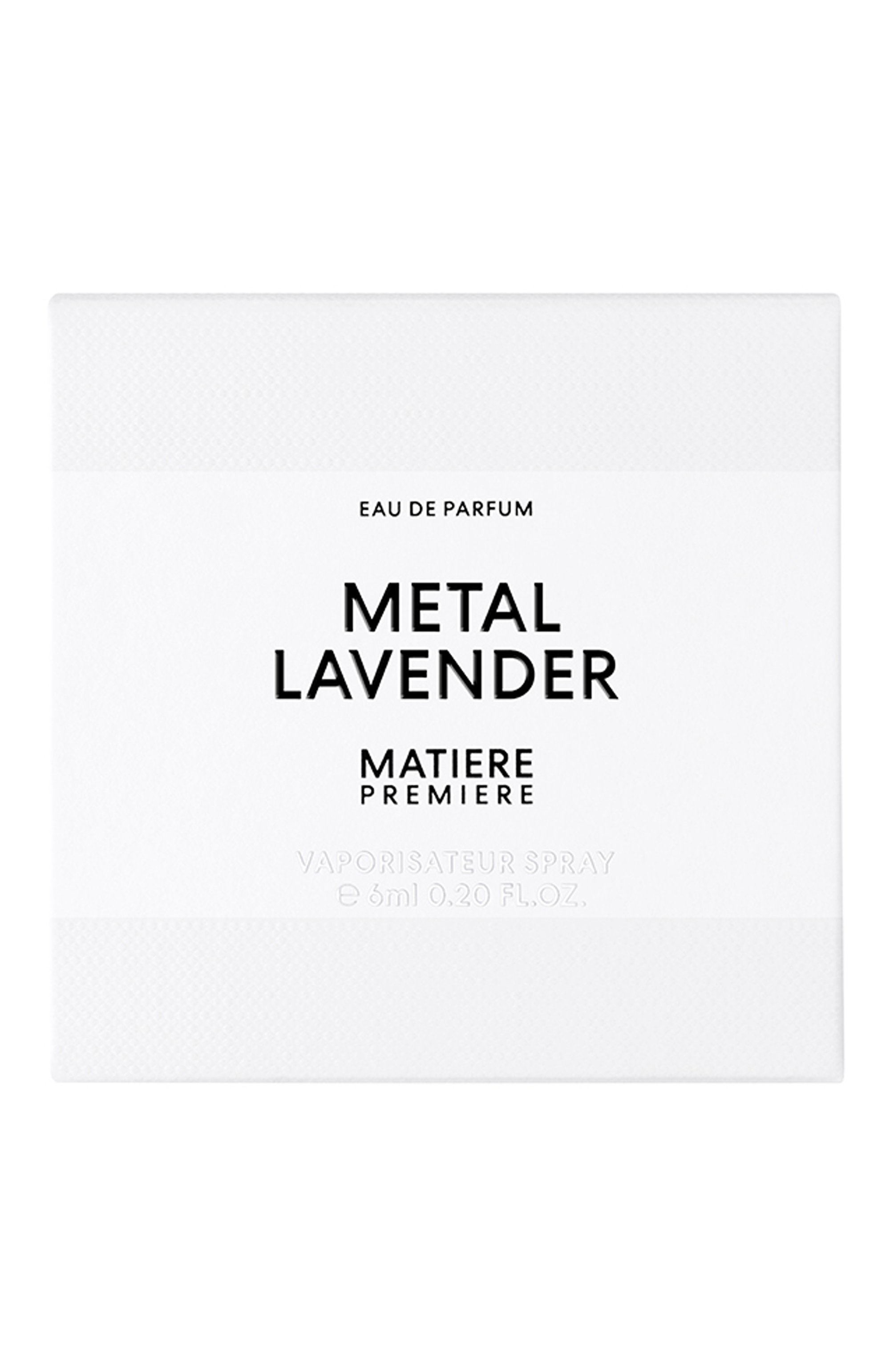 Парфюмерная вода metal lavender (6ml) MATIERE PREMIERE бесцветного цвета по цене 6250 руб., арт. 3760428941411, фото 2 Парфюмерная вода metal lavender (6ml) MATIERE PREMIERE, арт. 3760428941411, фото 2