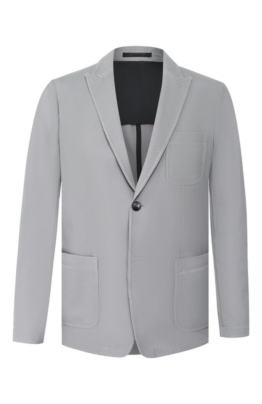 Однобортный пиджак Giorgio Armani 9SGGG076/J0008 Серый 9SGGG076/J0008