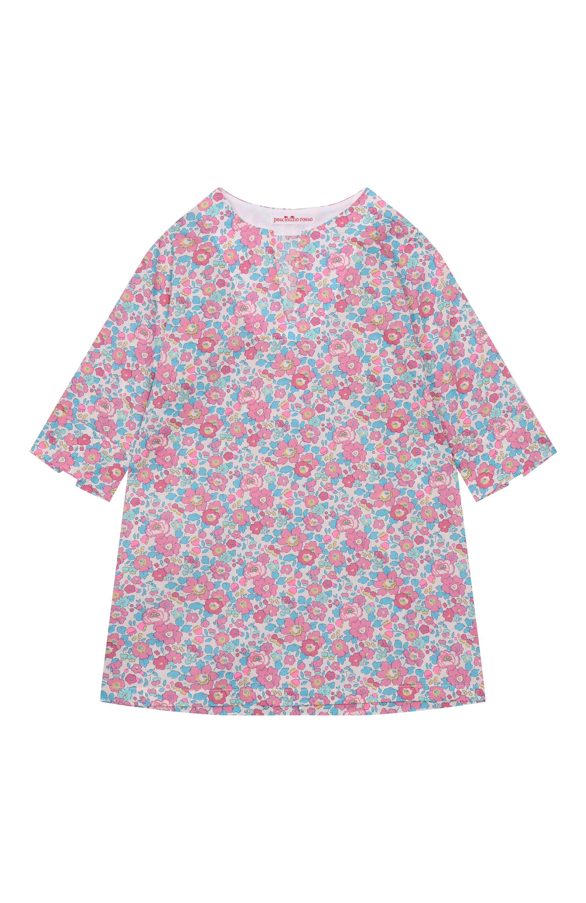 Хлопковая туника PESCIOLINO ROSSO, арт. PBSC2LIBERTY/8A-12A, фото 1