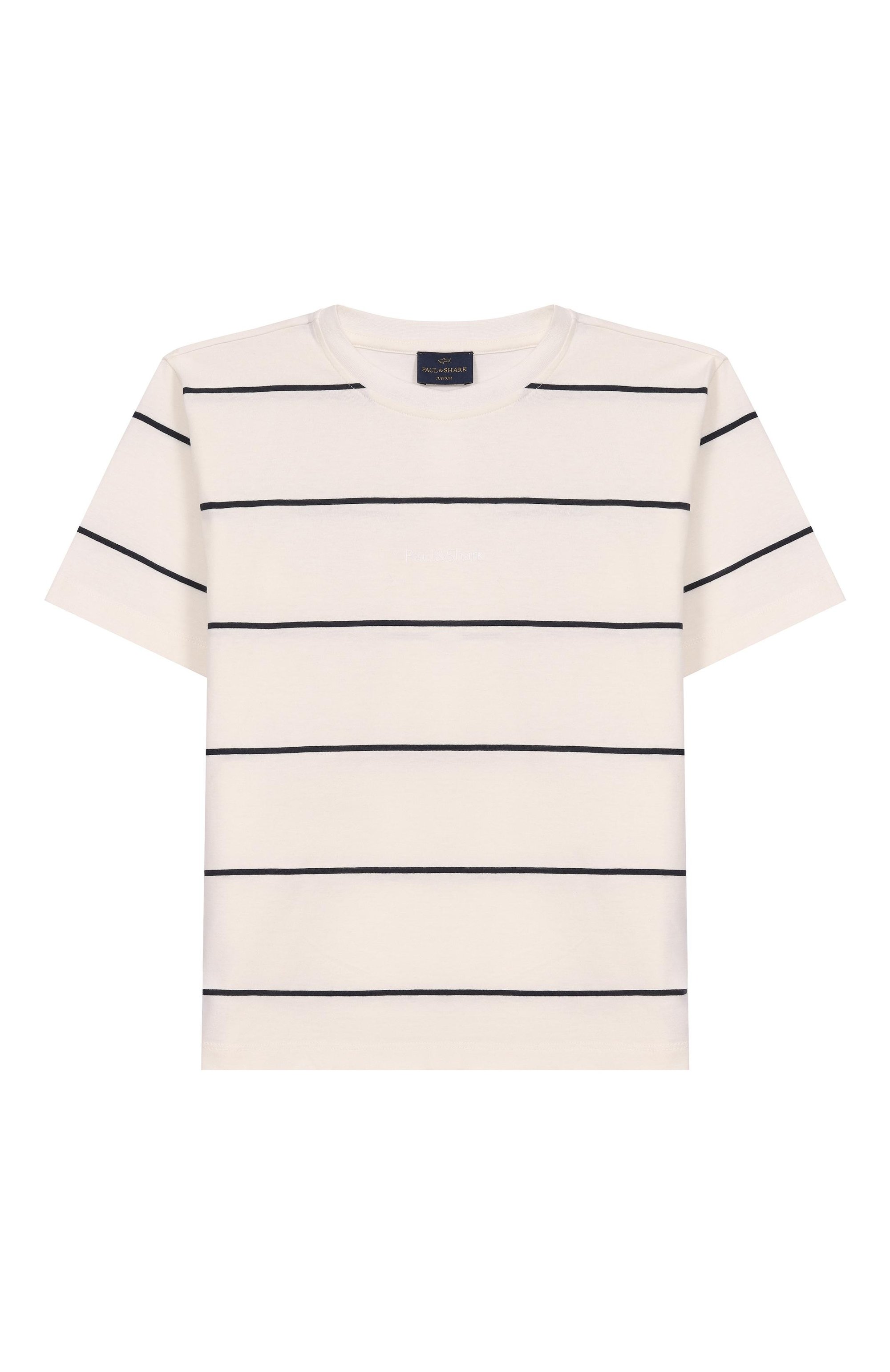 Хлопковая футболка PAUL & SHARK JUNIOR, арт. WUM007/LAB6A/6A-8A, фото 1