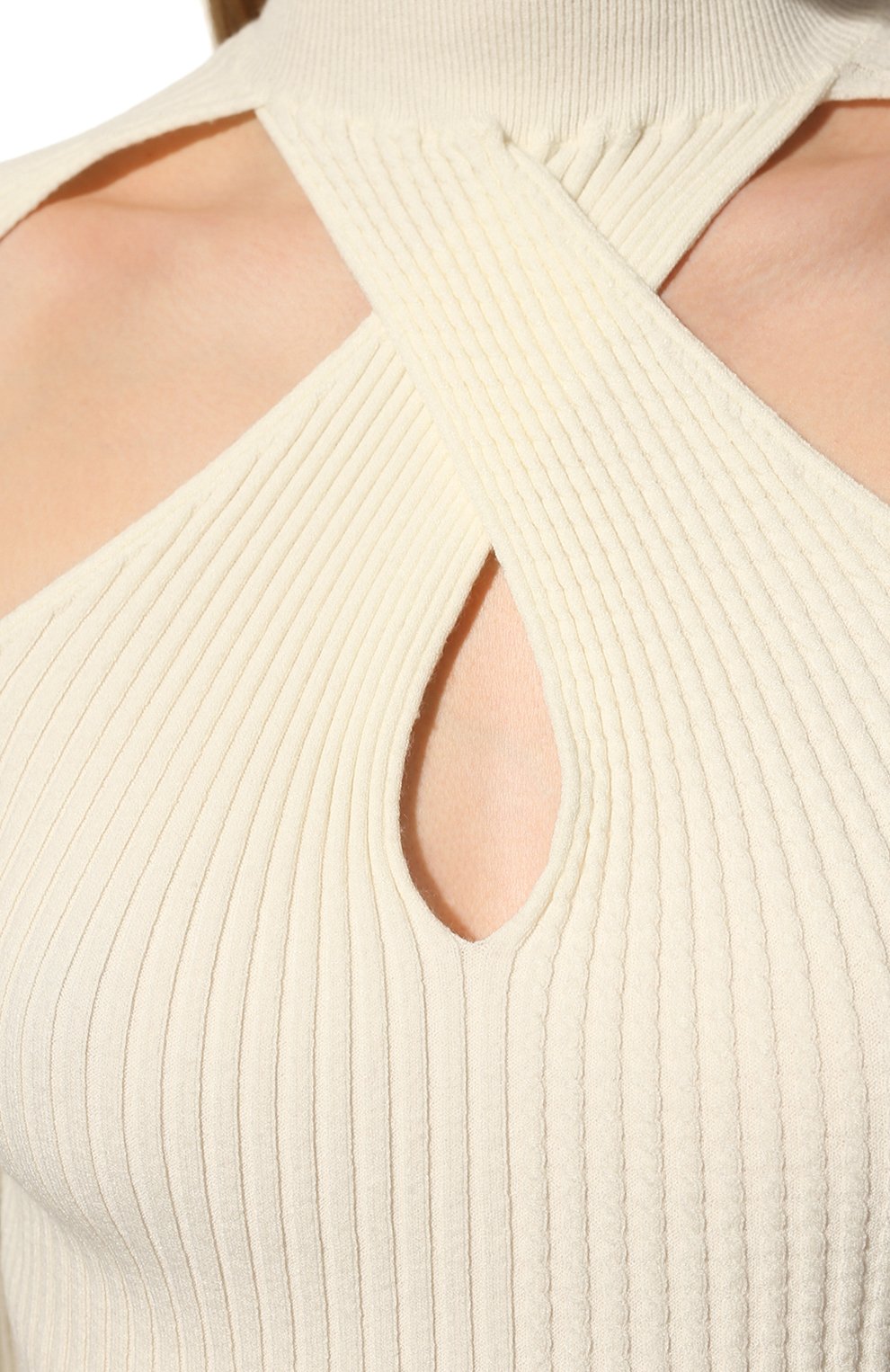 Водолазка из вискозы MSGM, арт. 3341MDM138 227768, фото 5
