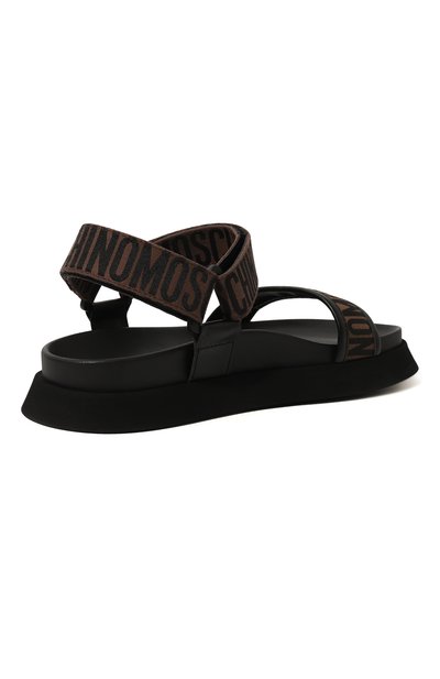 Текстильные сандалии MOSCHINO, арт. MN16014G1I/101, фото 5