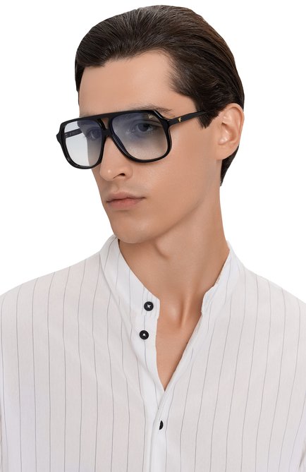 Женские солнцезащитные очки VINTAGE FRAMES, арт. KING SIZE BLACK/SKY BLUE