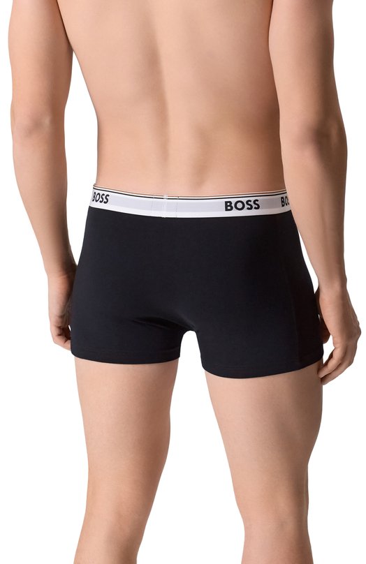 Комплект из трех боксеров BOSS 50554693 Чёрный  50554693 Фото 3
