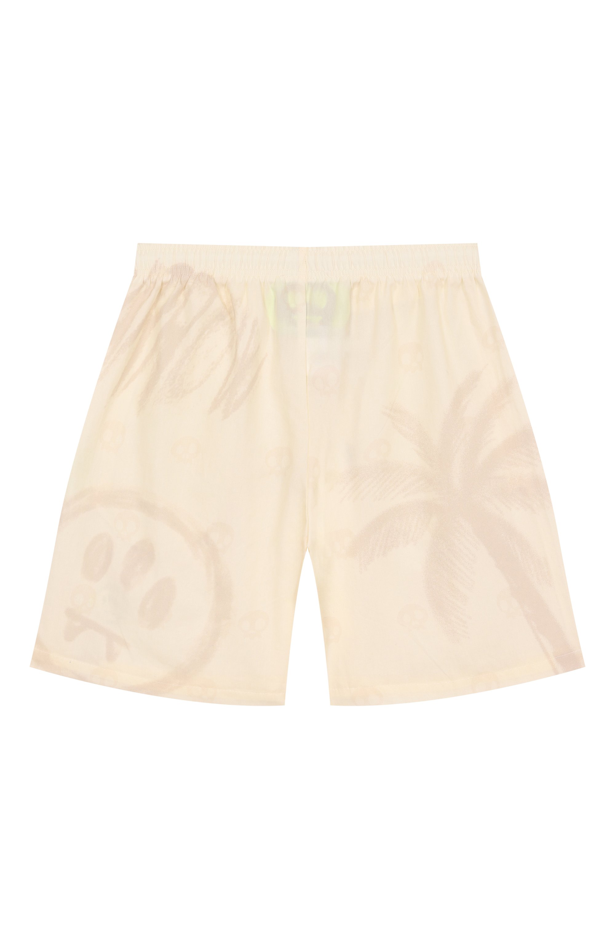 Хлопковые шорты BARROW кремового цвета по цене 13150 руб., арт. S5BKJUBE060, фото 2 Хлопковые шорты BARROW, арт. S5BKJUBE060, фото 2