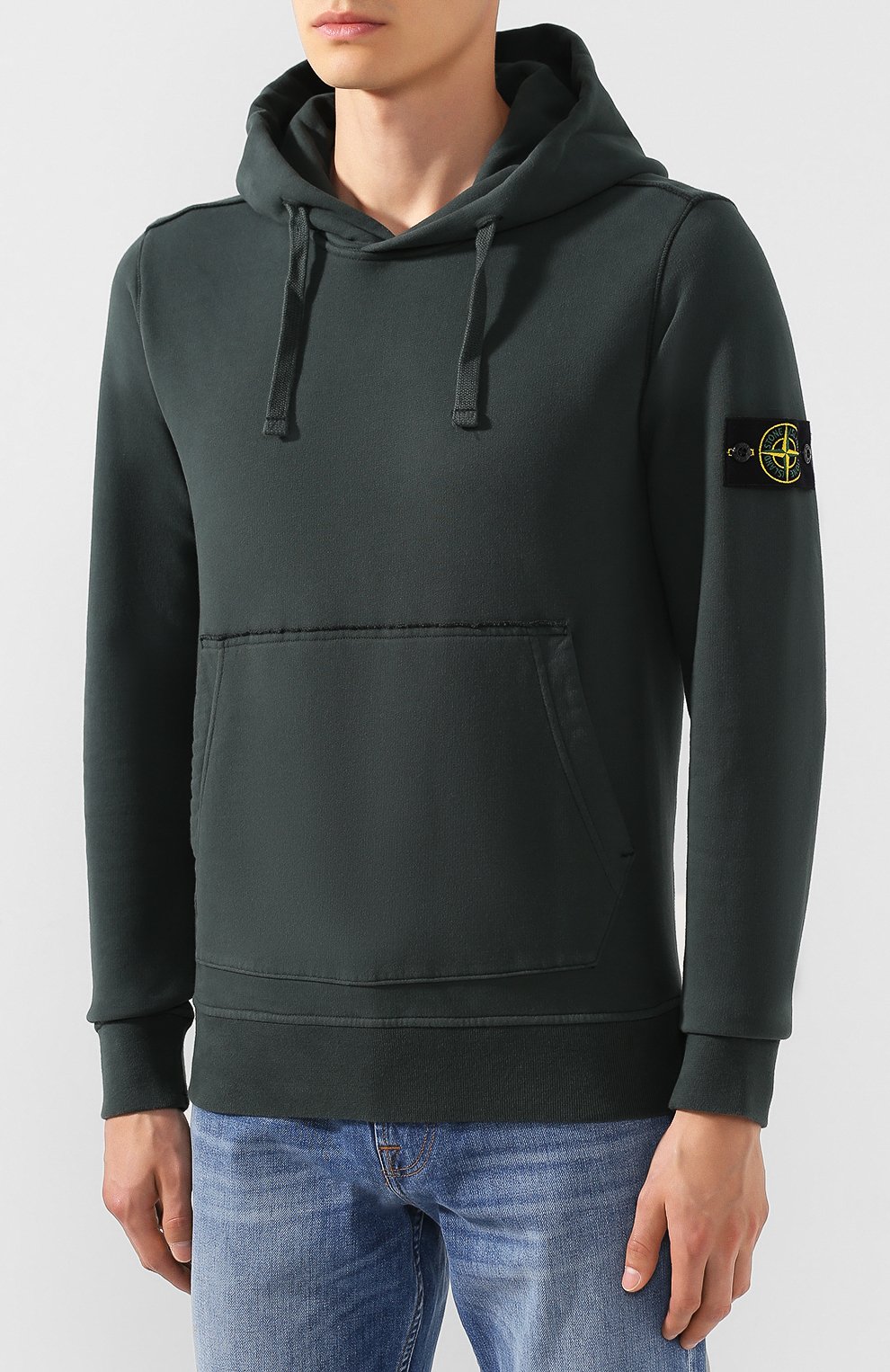 Хлопковое худи STONE ISLAND, арт. 711562820, фото 3