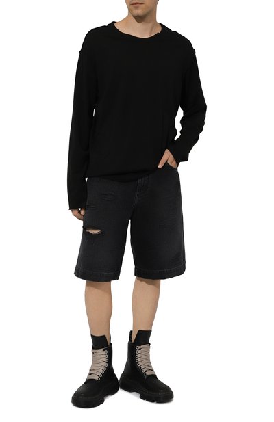 Кожаные ботинки rick owens x dr. martens 1460 dmxl jumbo RICK OWENS, арт. DM01D7810, фото 2