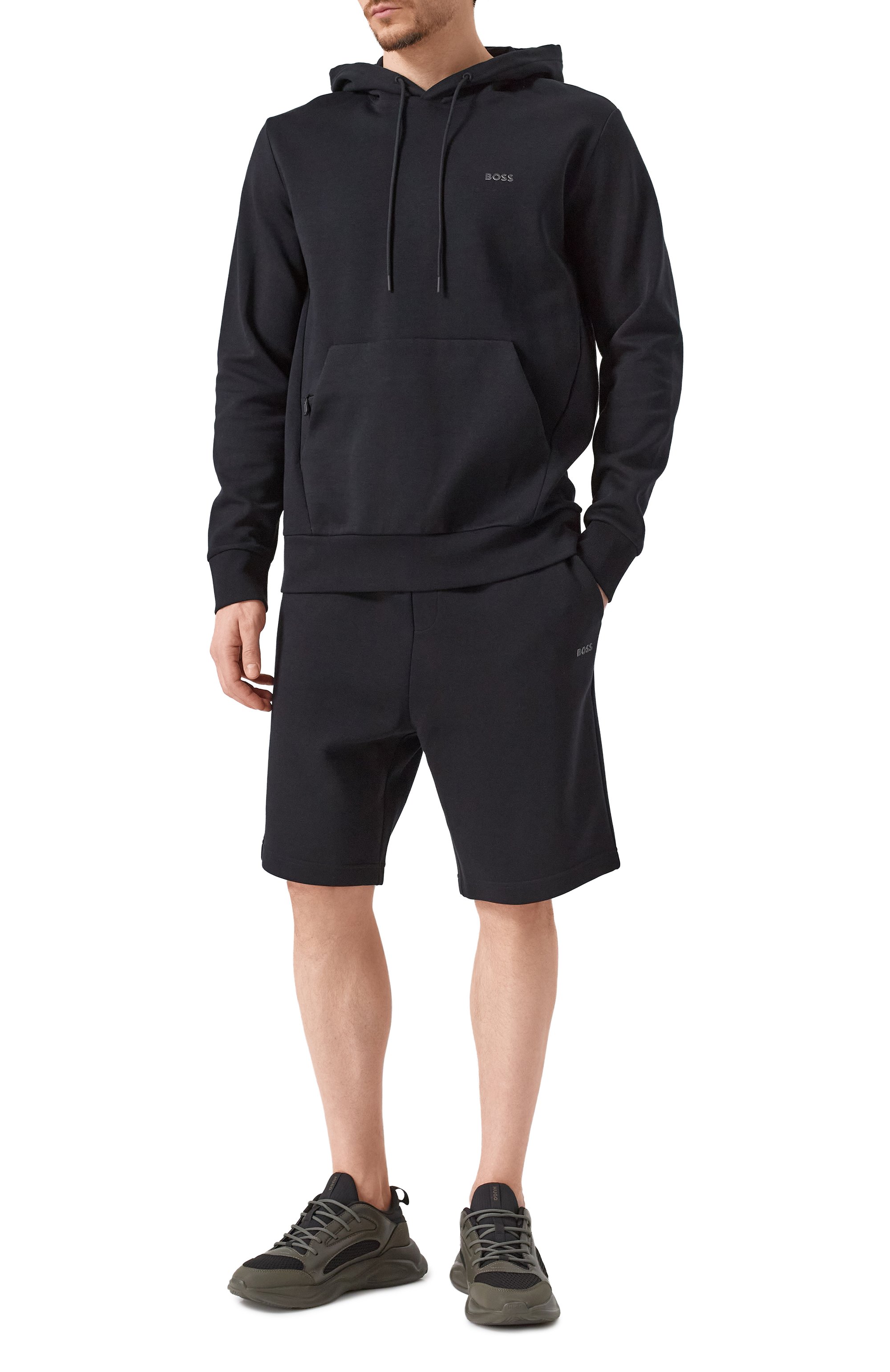 Хлопковые шорты BOSS GREEN, арт. 50506120, фото 2