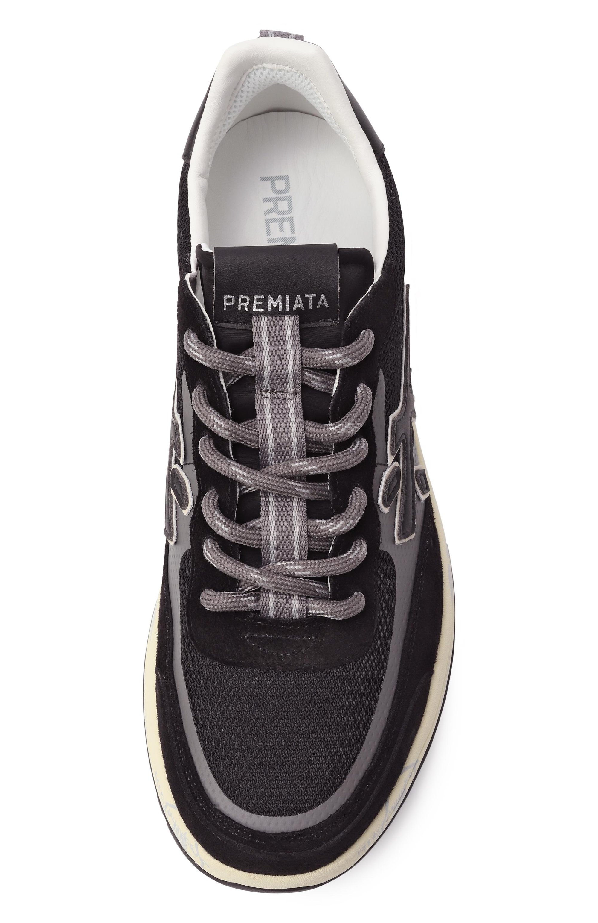 Комбинированные кроссовки nous PREMIATA черного цвета по цене 31500 руб., арт. N0US/VAR 7230, фото 6 Комбинированные кроссовки nous PREMIATA, арт. N0US/VAR 7230, фото 6