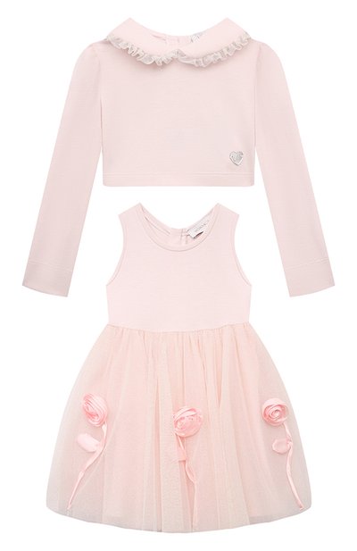 Комплект из платья и кардигана MONNALISA, арт. 73D900, фото 1