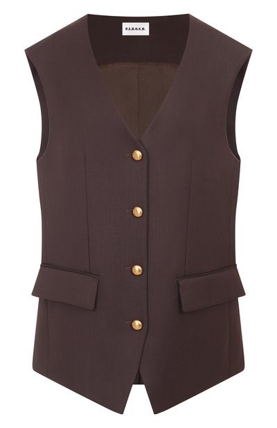 Женский шерстяной жилет P.A.R.O.S.H., арт. LILIUXY25-D410053G