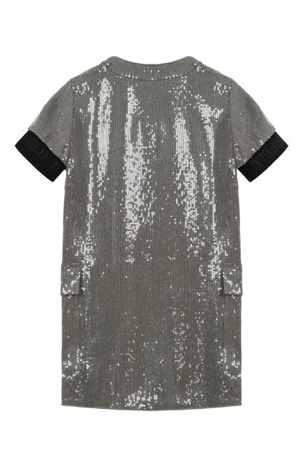 Платье из вискозы KARL LAGERFELD KIDS, арт. Z30470