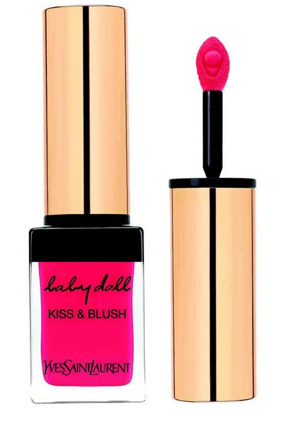 Женские блеск для губ и румян а baby doll kiss &amp; blush 05 rouge effrontee YSL, арт. 3365440738201