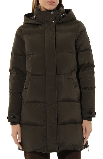 Пуховик WOOLRICH хаки цвета по цене 107500 руб., арт. CFWWOU0697FRUT1148, фото 3 Пуховик WOOLRICH, арт. CFWWOU0697FRUT1148, фото 3