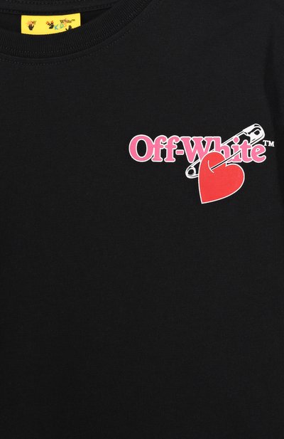 Хлопковая футболка OFF-WHITE, арт. 0GAA001F25JER004/4-12, фото 3