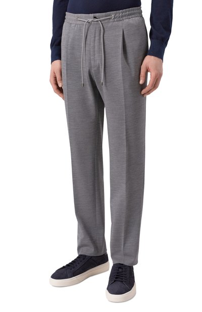 Брюки из шерсти и хлопка CORNELIANI, арт. 274L19/2718800, фото 3