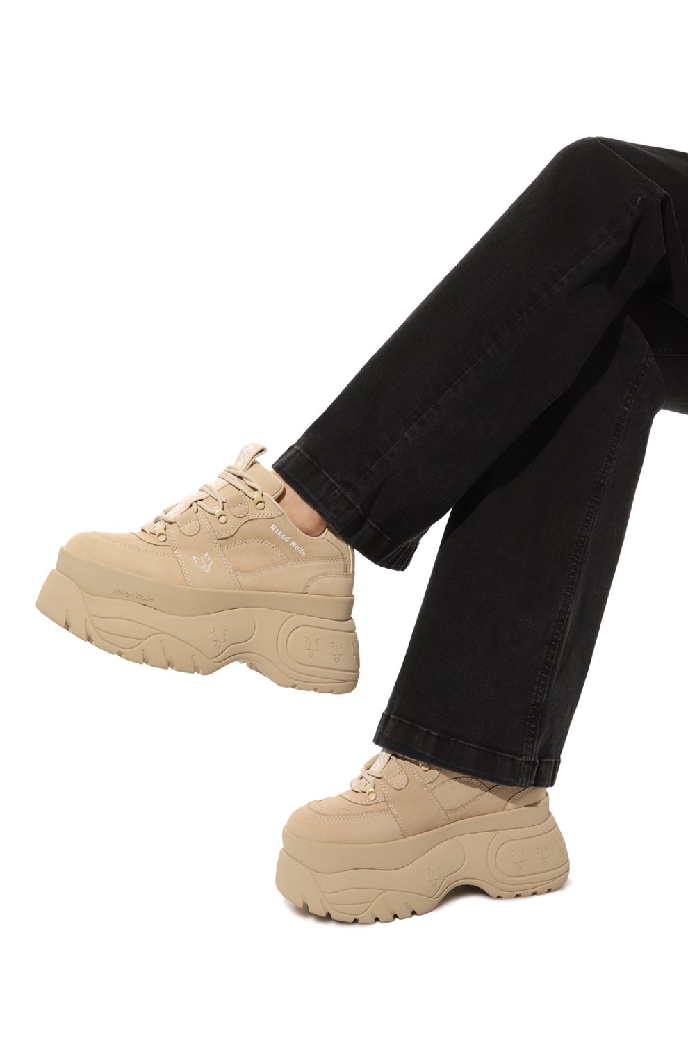 Замшевые кроссовки sinner NAKED WOLFE, арт. SINNER/NUBUCK, фото 3