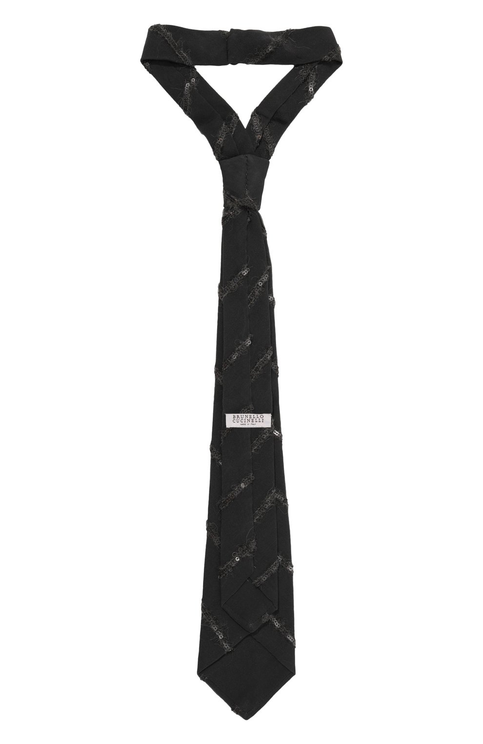Шелковый галстук BRUNELLO CUCINELLI, арт. MF940HQ999, фото 3