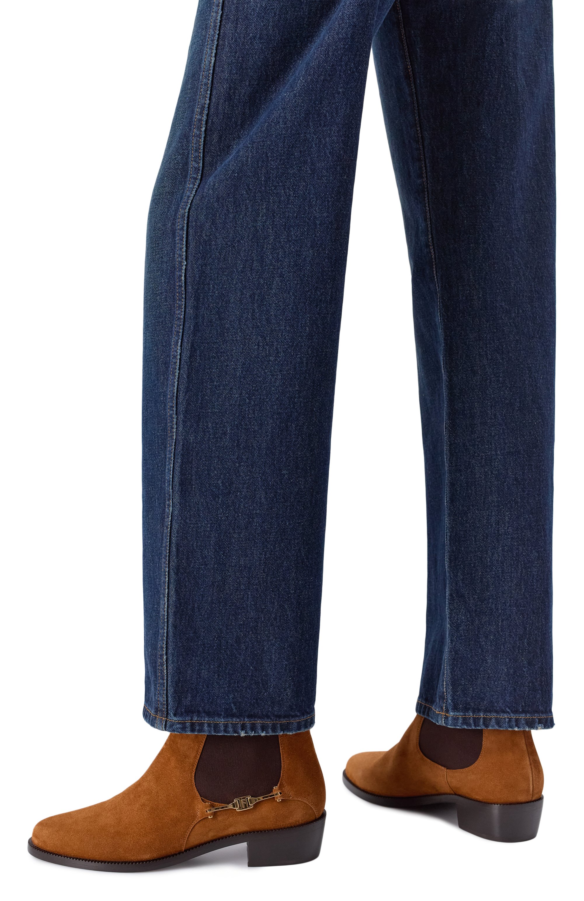 Замшевые челси FERRAGAMO, арт. 01K234/784_SUEDE, фото 2