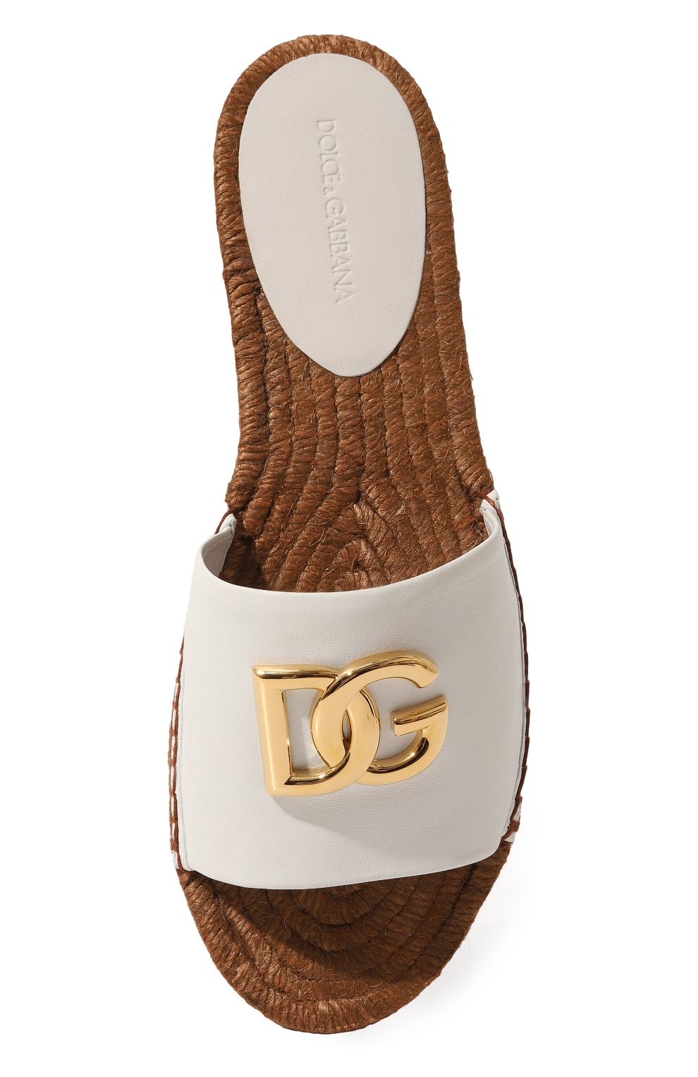 Кожаные шлепанцы DOLCE & GABBANA, арт. CE0124/AX191, фото 6