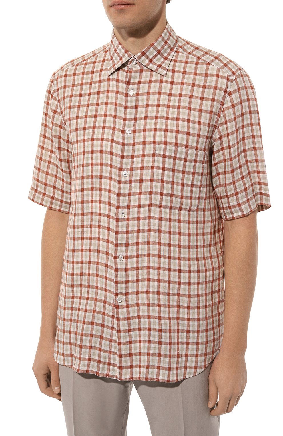 Льняная рубашка STEFANO RICCI разноцветного цвета по цене 86250 руб., арт. MC007469/LX2716, фото 3 Льняная рубашка STEFANO RICCI, арт. MC007469/LX2716, фото 3