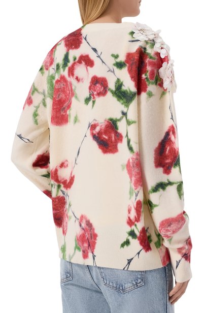 Кардиган из шерсти и кашемира BLUMARINE, арт. RF6199MAB38, фото 4