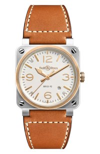 Часы steel & rose gold BELL AND ROSS, арт. BR0392-ST-PG/SCA, фото 1