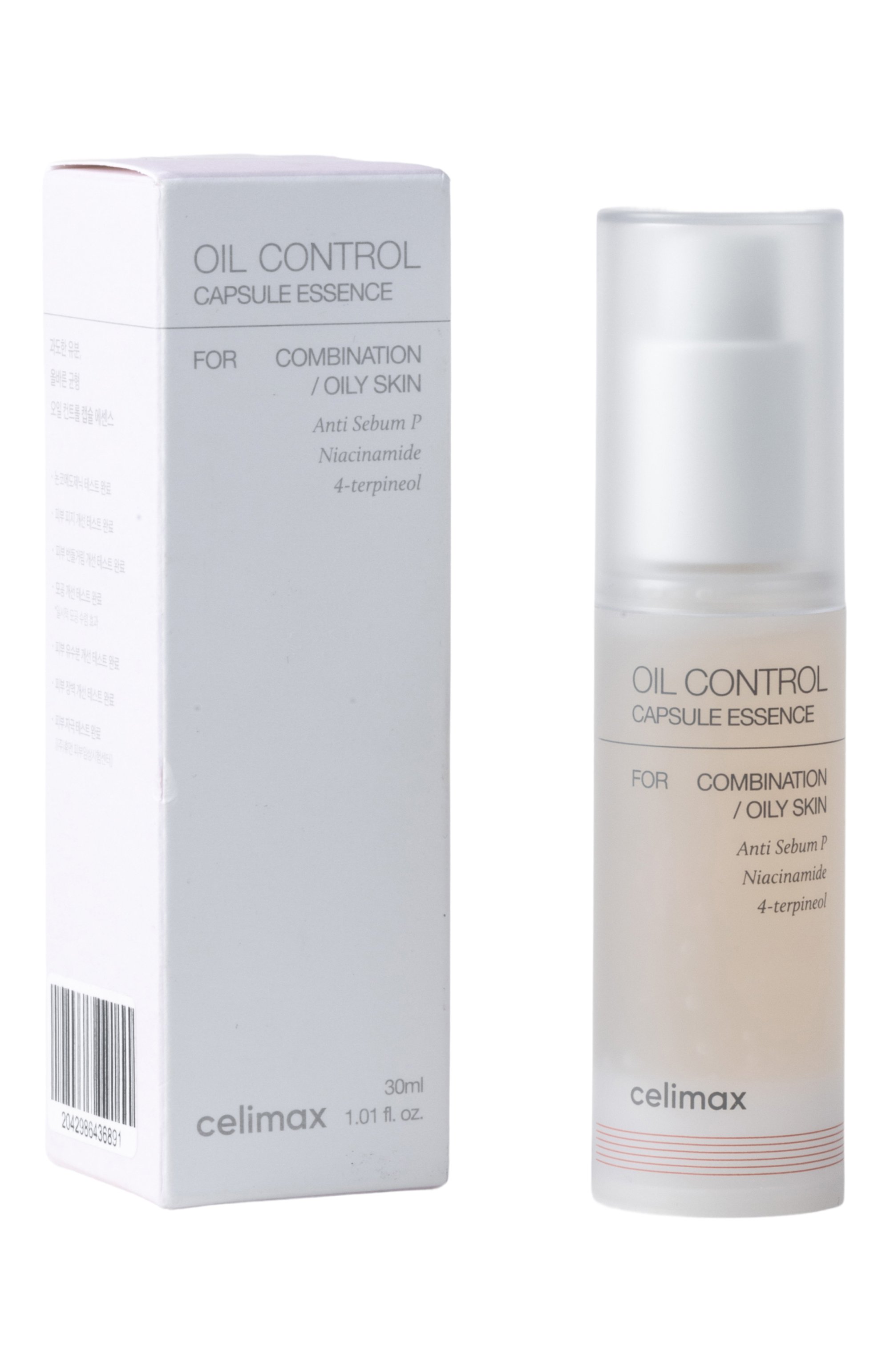 Эссенция oil control capsule essence (30ml) CELIMAX бесцветного цвета по цене 2530 руб., арт. 8809782559018, фото 3 Эссенция oil control capsule essence (30ml) CELIMAX, арт. 8809782559018, фото 3