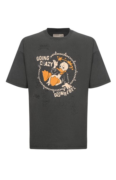 Мужская хлопковая футболка DOMREBEL, арт. M CRAY/T-SHIRT