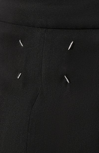Шерстяная юбка MAISON MARGIELA черного цвета по цене 66850 руб., арт. S51MA0359/S52136, фото 5 Шерстяная юбка MAISON MARGIELA, арт. S51MA0359/S52136, фото 5