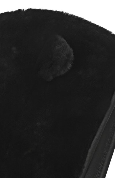 Шапка из овчины VLASTA MOUNTAIN черного цвета по цене 21000 руб., арт. CAT, фото 3 Шапка из овчины VLASTA MOUNTAIN, арт. CAT, фото 3