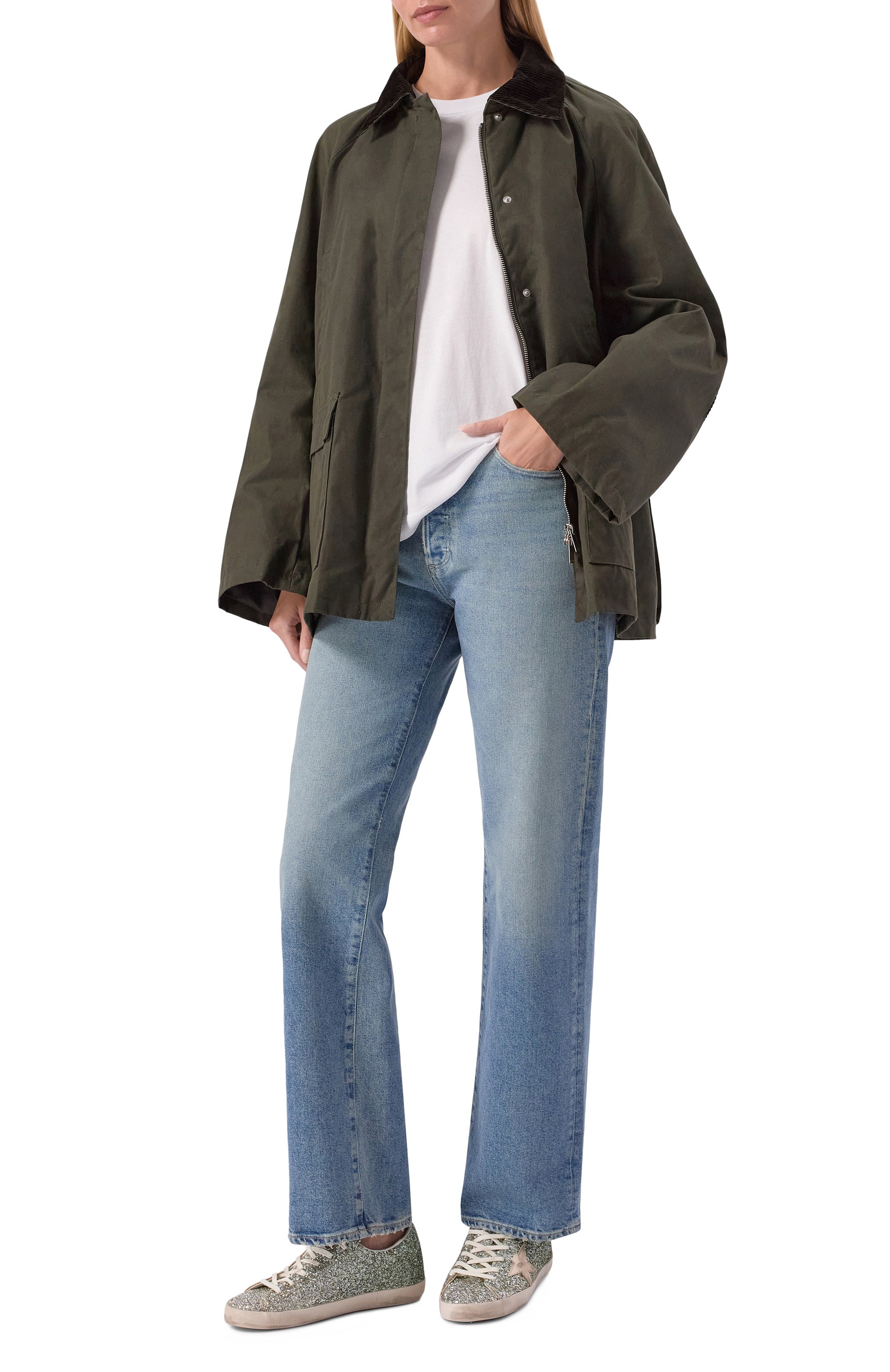 Кожаные кеды super-star GOLDEN GOOSE DELUXE BRAND, арт. GWF00101.F008056, фото 3