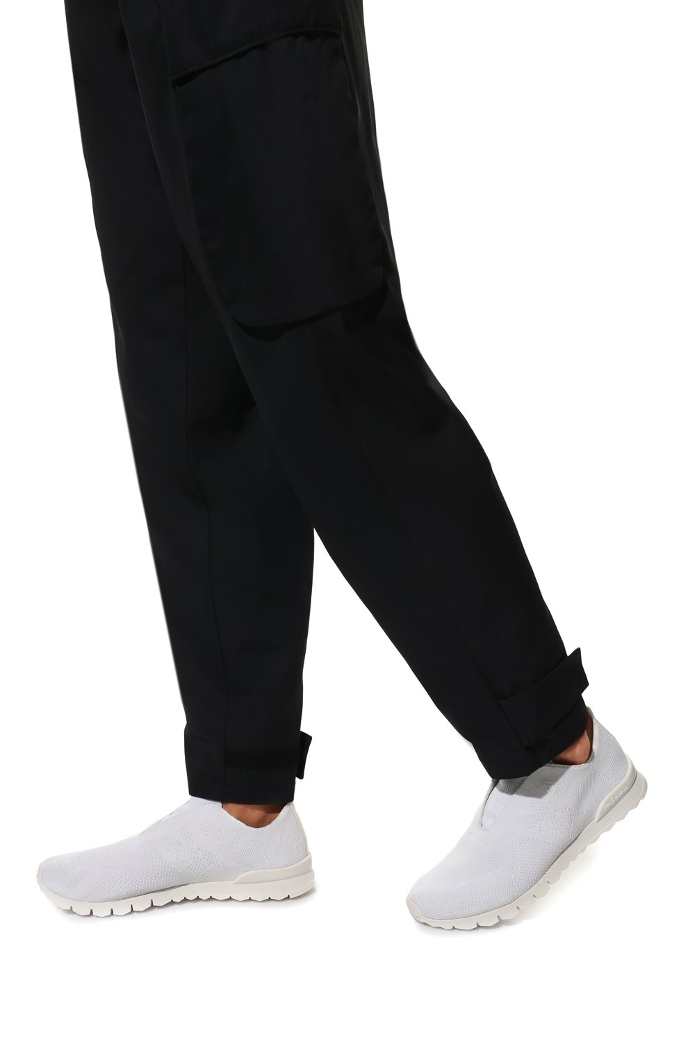 Текстильные кроссовки KITON, арт. USSBANWN00867, фото 3