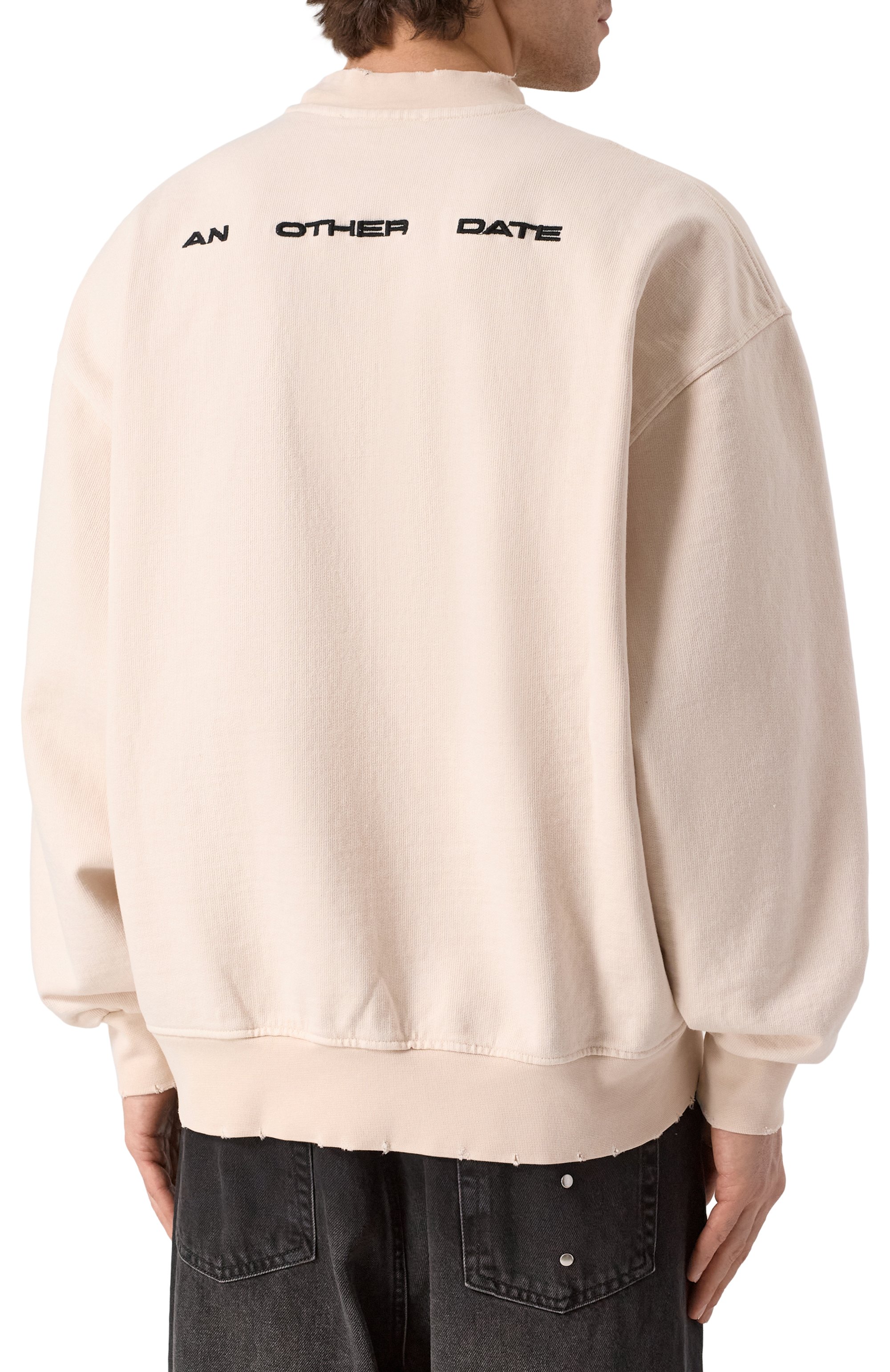 Хлопковый свитшот AN OTHER DATE, арт. S25MA0DSW176, фото 4