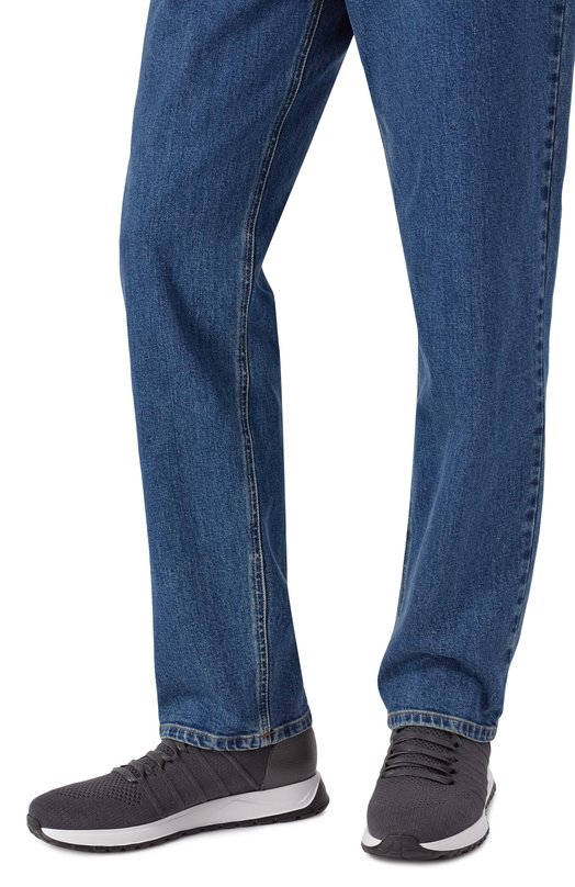 Текстильные кроссовки Doucal's DU3222SYDNPZ830N Серый  DU3222SYDNPZ830N Фото 3