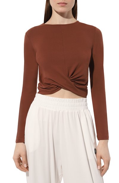 Топ EVERREVER коричневого цвета по цене 5990 руб., арт. RE-KTS-BRWS-03, фото 3 Топ EVERREVER, арт. RE-KTS-BRWS-03, фото 3