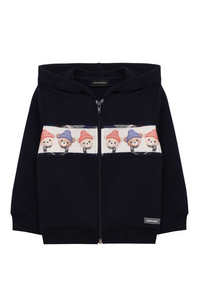 Хлопковая толстовка MONNALISA, арт. 28D802, фото 1