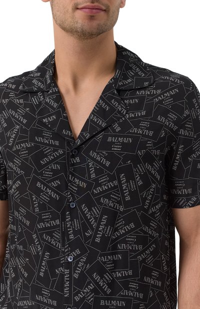 Рубашка из вискозы BALMAIN, арт. EH1HN070/VH56, фото 5