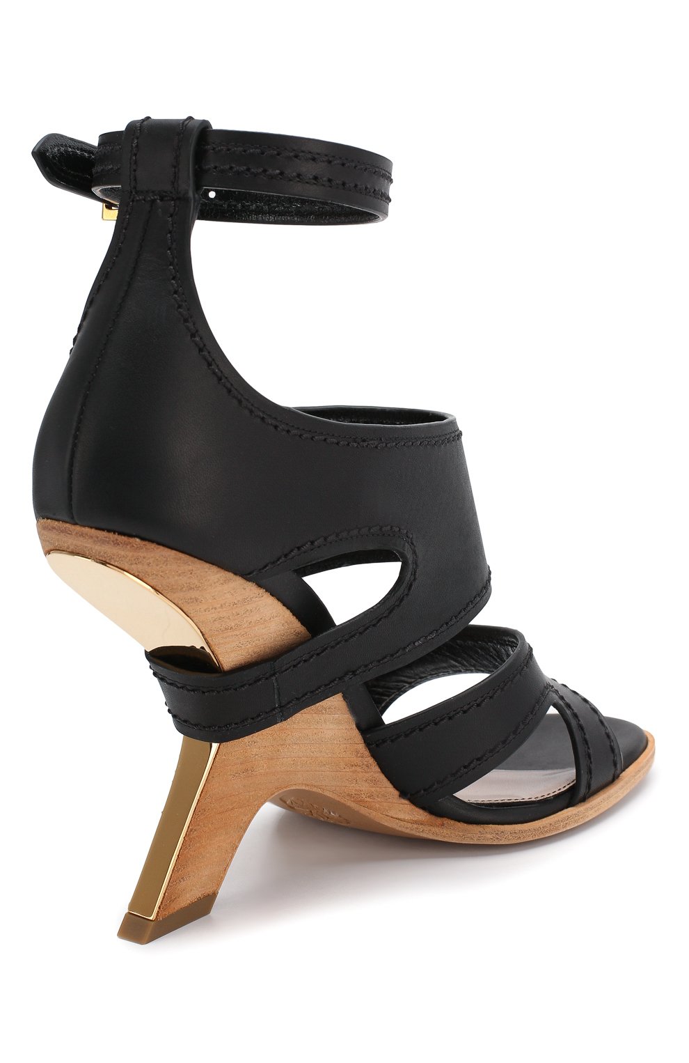 Кожаные босоножки ALEXANDER MCQUEEN, арт. 621839/WHXZ7, фото 4