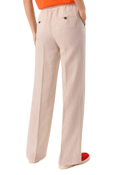 Льняные брюки KITON, арт. D48122H0638811, фото 4