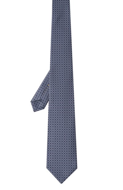 Шелковый галстук CANALI синего цвета по цене 22950 руб., арт. 79/HJ03773, фото 3 Шелковый галстук CANALI, арт. 79/HJ03773, фото 3