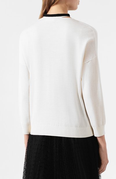 Пуловер из смеси шерсти и шелка REDVALENTINO, арт. SR3KCA80/4A7, фото 4