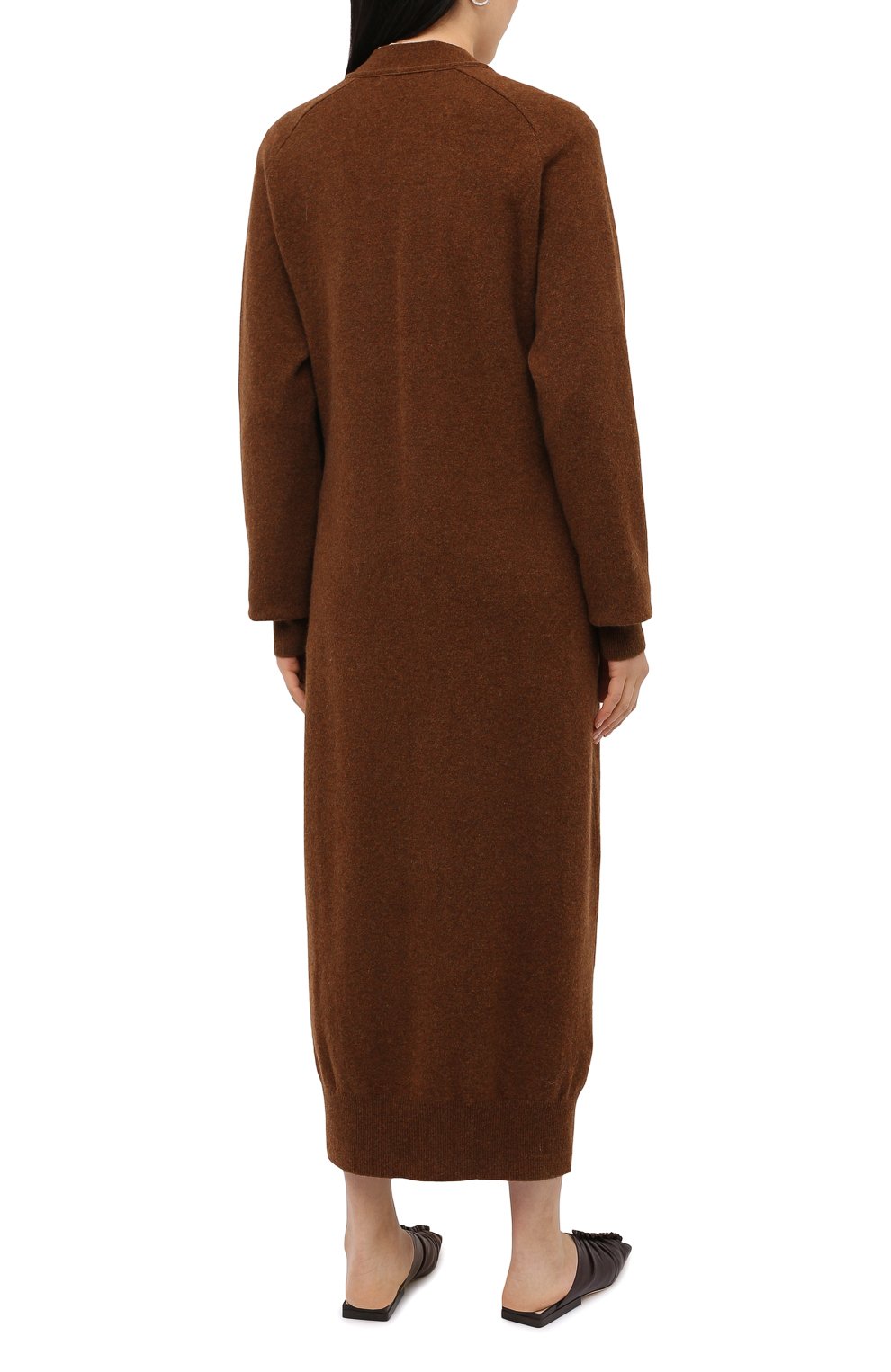 Кашемировый кардиган EXTREME CASHMERE коричневого цвета по цене 79100 руб., арт. 125/C0C0, фото 4 Кашемировый кардиган EXTREME CASHMERE, арт. 125/C0C0, фото 4