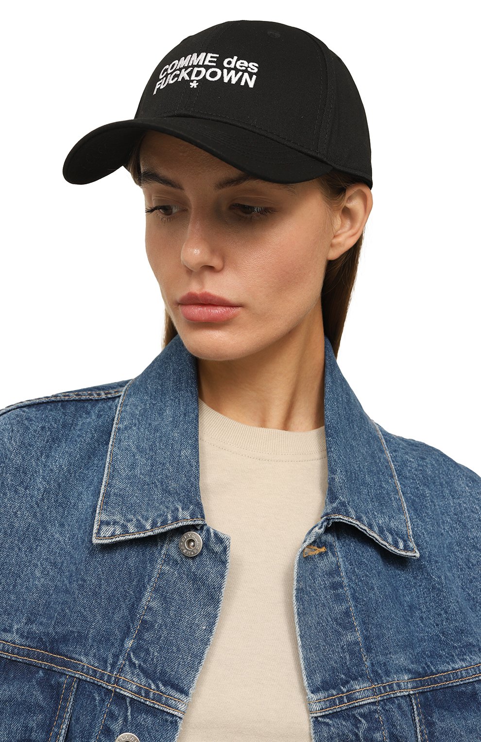 Хлопковая бейсболка COMME DES FUCKDOWN, арт. CDFA680, фото 2